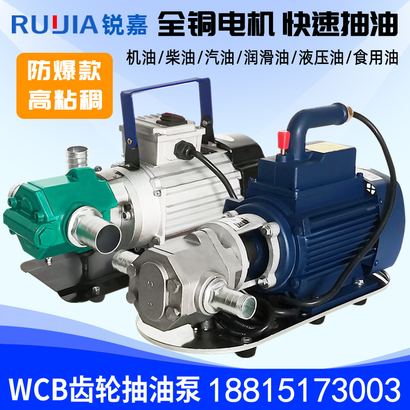 WCB高粘度齒輪泵 工業級大流量抽油泵